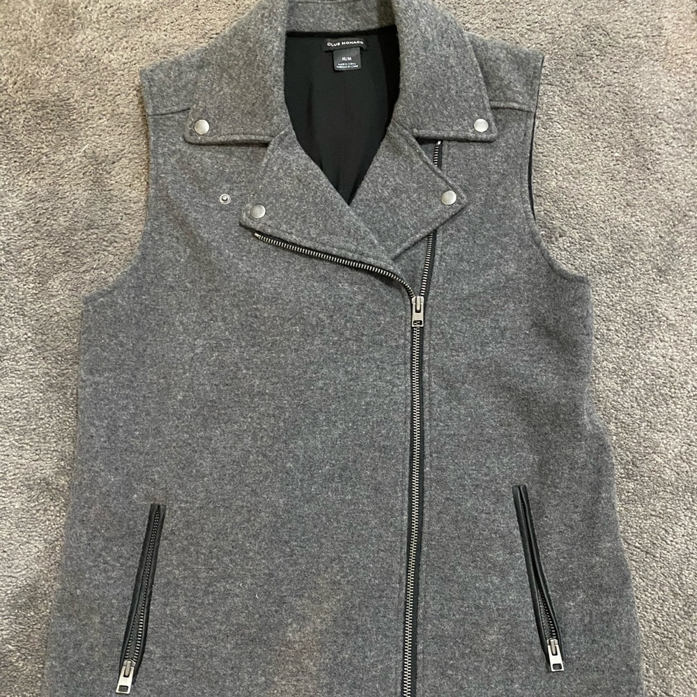 Long Zip up Vest
